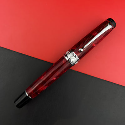 Aurora Optima Auroloide Fountain Pen - Rossa | Atlas Stationers.