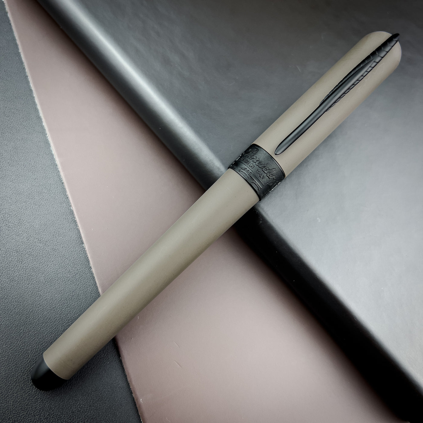 Pineider Avatar UR Fountain Pen - Matte Stone | Atlas Stationers.