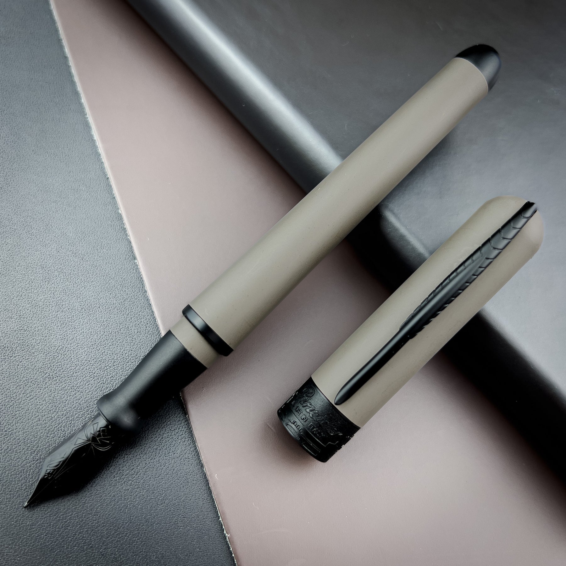 Pineider Avatar UR Fountain Pen - Matte Stone | Atlas Stationers