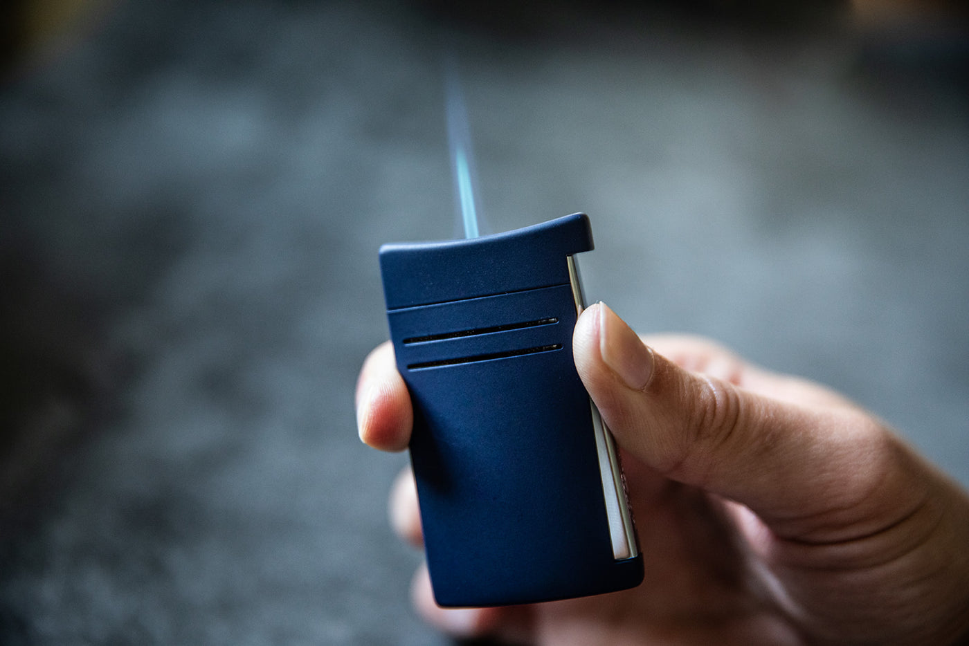 S.T. Dupont MaxiJet Lighter - Matte Blue